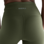 Women's Dark Army High-Rise Matte Tight 28" NOBULL Angle