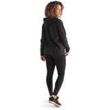 Women's Black NOBULL Hoodie Back Full Body Angle
