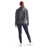 Women's Charcoal NOBULL Hoodie Back Full Body Angle