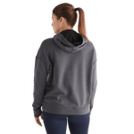 Women's Charcoal NOBULL Hoodie Back Angle
