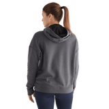 Women's Charcoal NOBULL Hoodie Back Angle