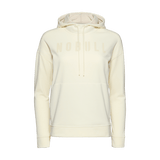 Women's Ivory NOBULL Hoodie Silhouette Angle