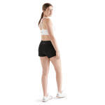 Women's Black Pace Short 3" Back Full Body Angle