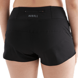 Women's Black Pace Short 3" Back Angle