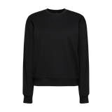 Women's Black Allday Elements Crew Silhouette Angle