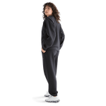 Women's Black Allday Elements Crew Back Full Body Angle
