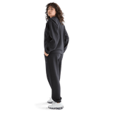 Women's Black Allday Elements Crew Back Full Body Angle