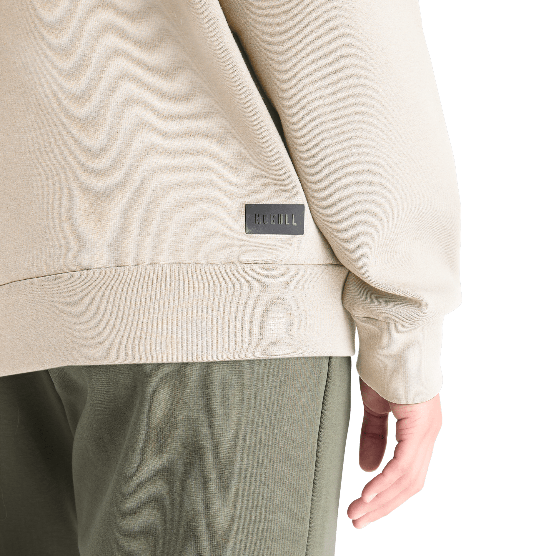 Women's Chalk Allday Elements Crew NOBULL Angle