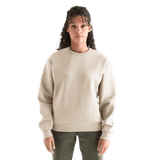 Women's Chalk Allday Elements Crew Front Angle