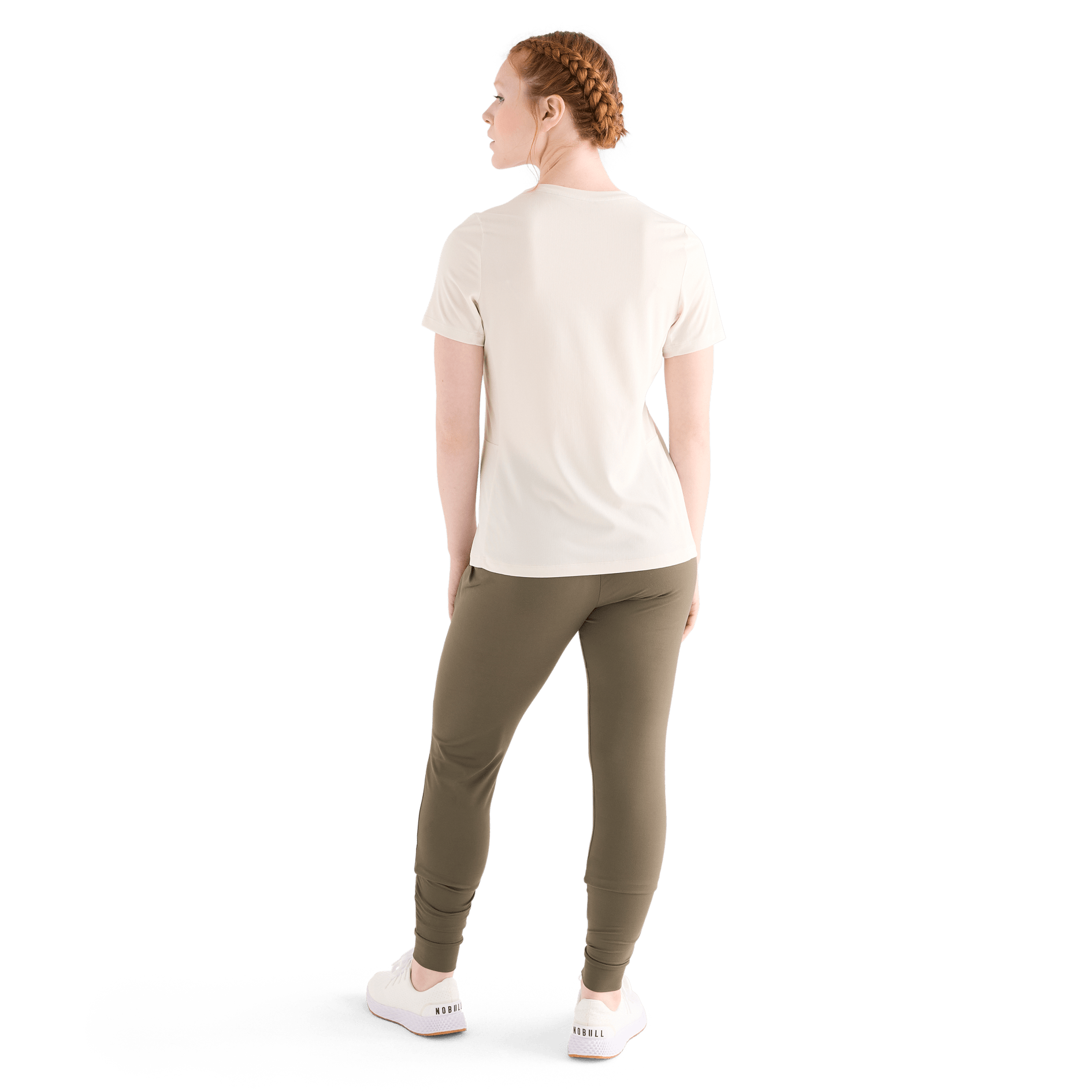 Women's Vapor Deltapeak® Micro Textured Tee Back Full Body Angle