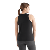 Women's Black Deltapeak® Micro Textured Tank Back Angle