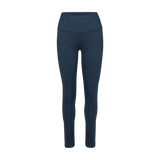 Women's Midnight Heather Matte High-Rise Matte Tight Silhouette Angle