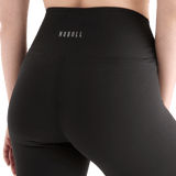 Women's Black Matte High-Rise Matte Tight 28" NOBULL Angle
