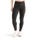 Women's Black Matte High-Rise Matte Tight 28" Front Angle