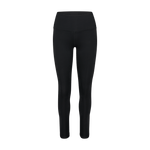 Women's Black Matte High-Rise Matte Tight 28" Silhouette Angle
