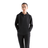 Women's Black Drive Hoodie Front