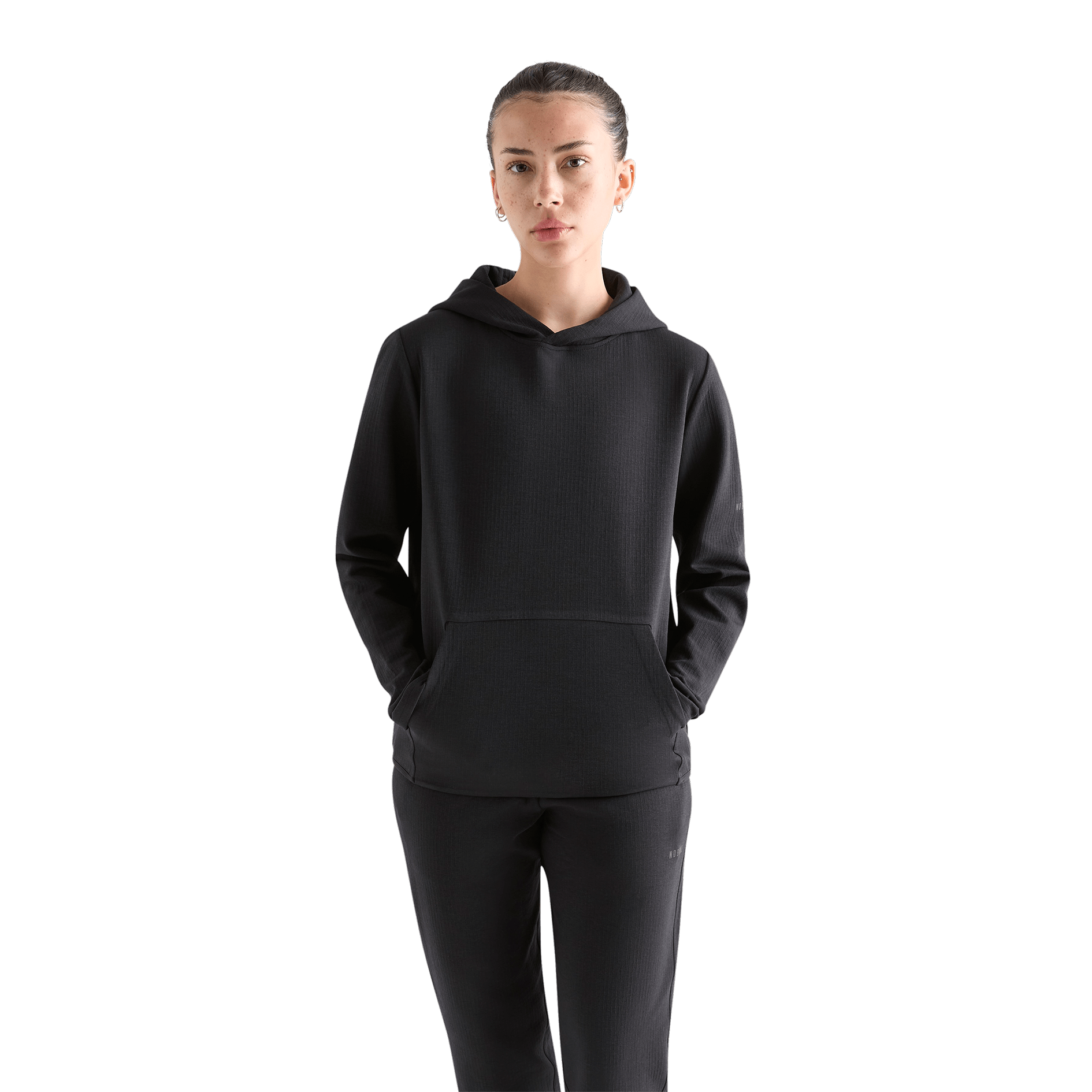 Women's Black Drive Hoodie Front