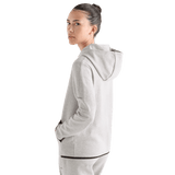 Women's Heather Grey Drive Hoodie Back