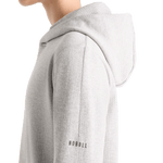 Women's Heather Grey Drive Hoodie Side