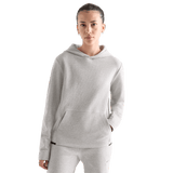 Women's Heather Grey Drive Hoodie Front