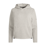 Women's Heather Grey Drive Hoodie Silhouette Front