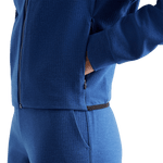 Women's Blue Quartz Drive Cropped Zip-Up Pocket