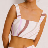 Printed Crop Top